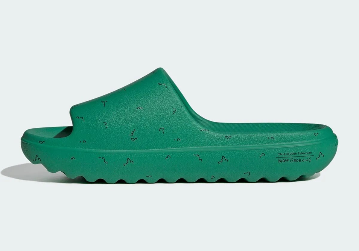 辛普森家庭 x adidas「退回灌木叢」聯名拖鞋開賣！荷馬辛普森超火紅迷因完美重現！