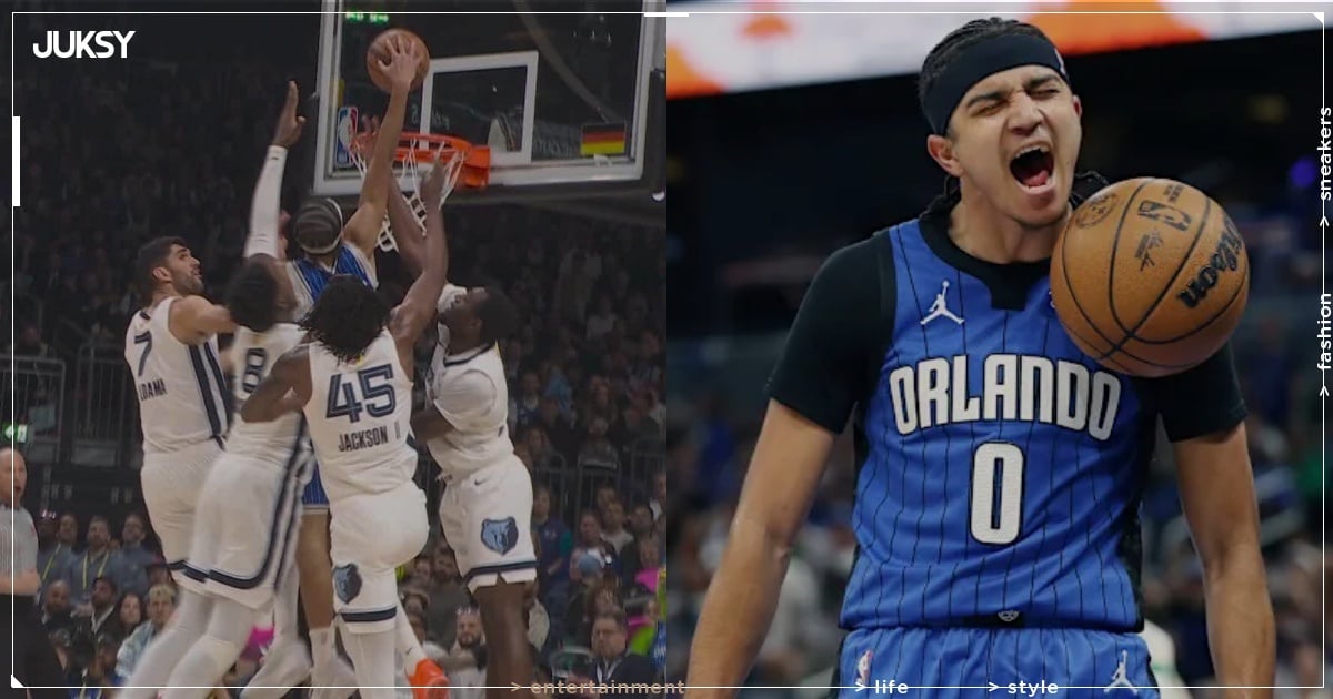 NBA／Anthony Black 上演超扯「快攻一灌四」暴扣震撼全場！預約年度最佳灌籃！