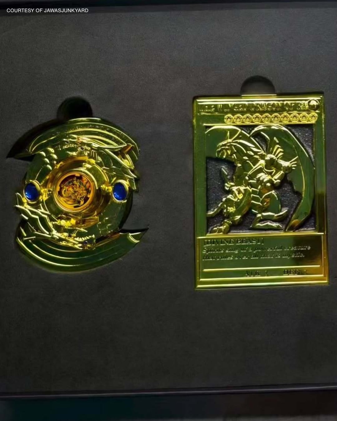 戰鬥陀螺 ×《遊戲王》三幻神融合！創作者用全金屬打造「神卡實體化」，值得收藏！