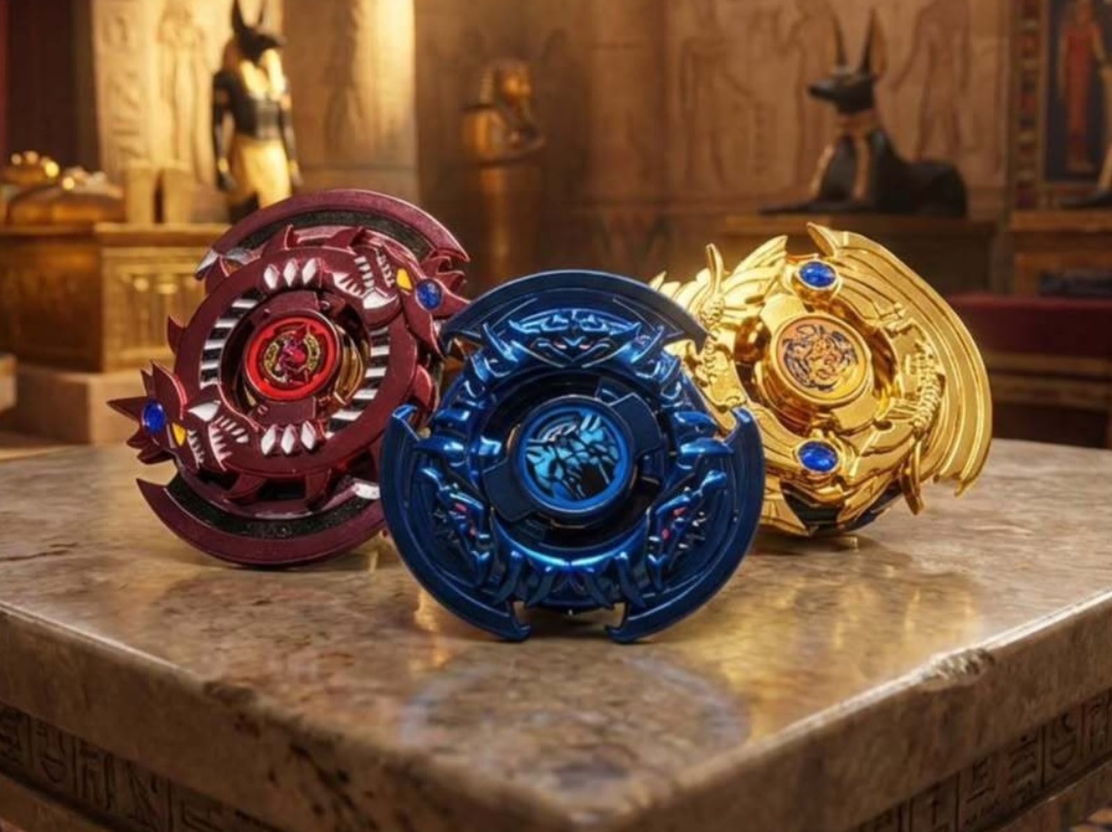 戰鬥陀螺 ×《遊戲王》三幻神融合！創作者用全金屬打造「神卡實體化」，值得收藏！