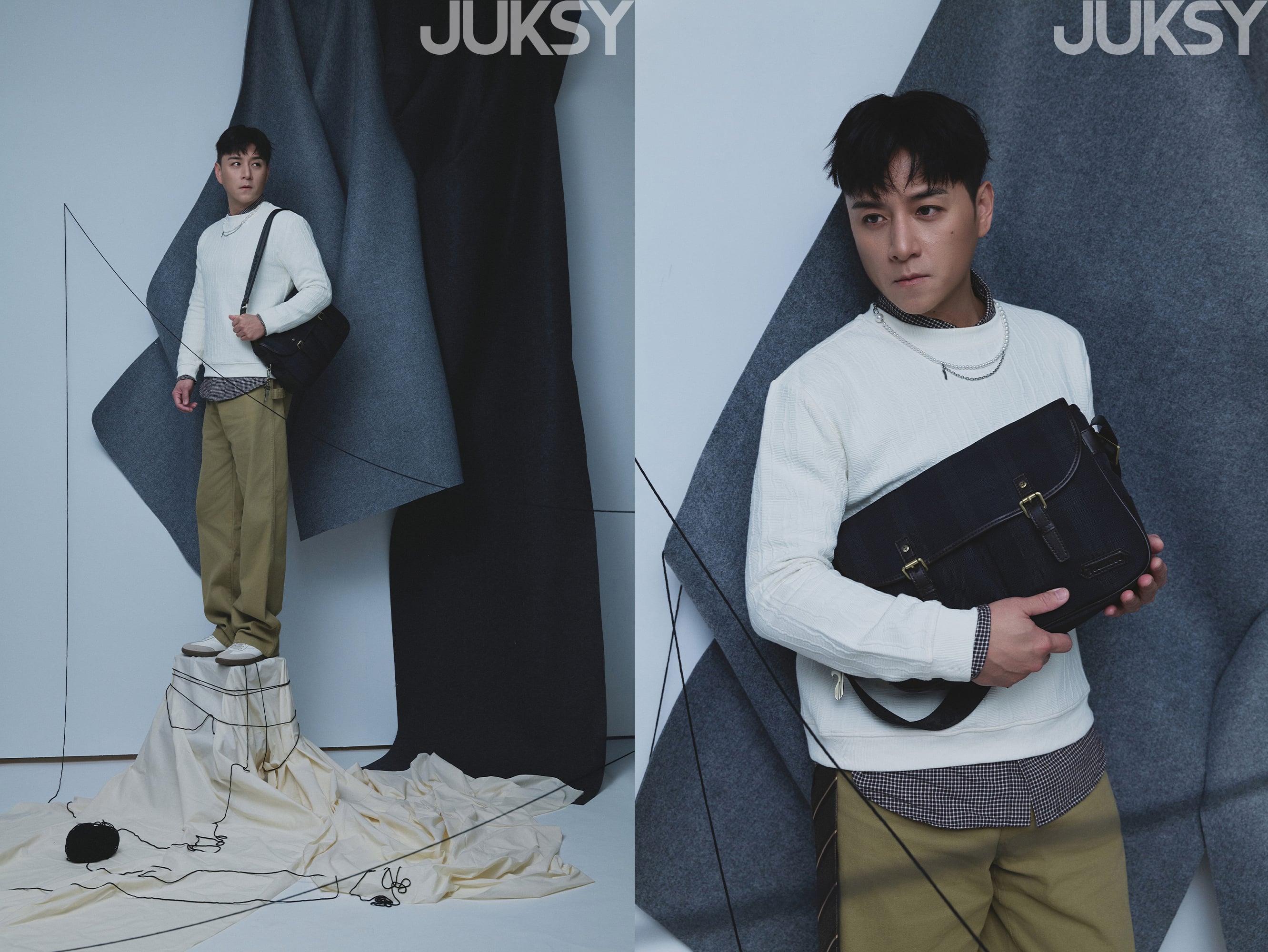 魅力不來自言語,而是態度!讓風格說話,鄭人碩自信演繹 PLAYBOY 全新包款