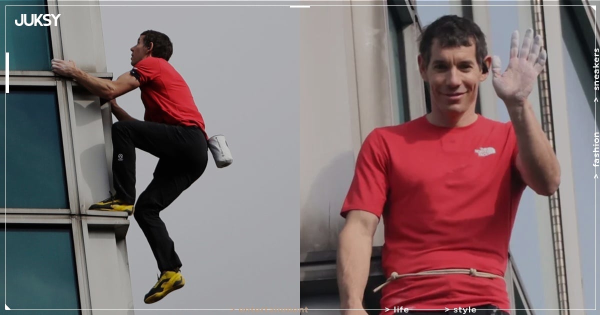 Alex Honnold 爬台北101 穿什麼鞋?裝備完整盤點、白色粉袋竟全球限量 20 個!