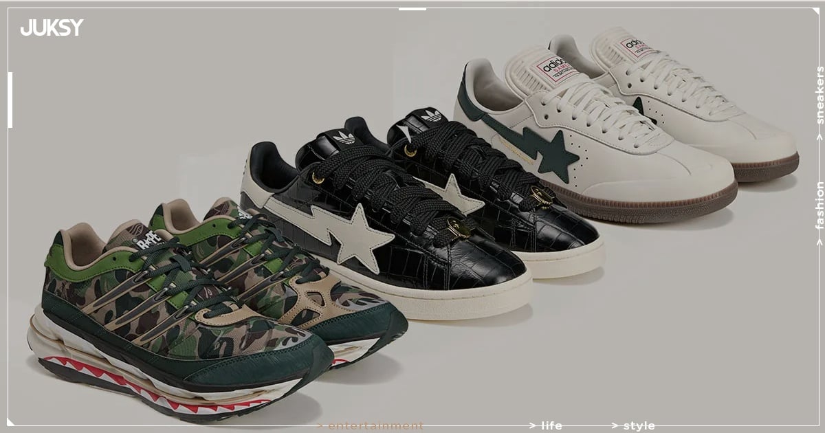 BAPE x adidas 全新「世界盃限定聯名系列」發表!迷彩流星加持 3 款經典鞋型太燒!