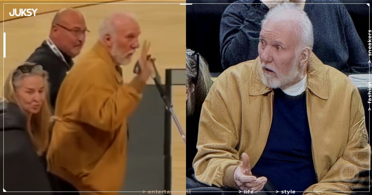 NBA／波波教練 Gregg Popovich 現身馬刺 G 聯盟比賽現場！拄拐杖行走獲全場球迷鼓掌致意！