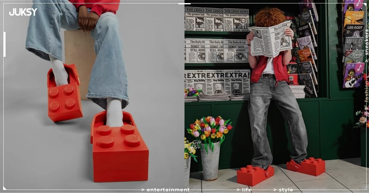 踩樂高不再痛！Crocs 推出巨型積木造型鞋⋯網笑「這次踩到樂高的是別人」、收藏家搶預購！