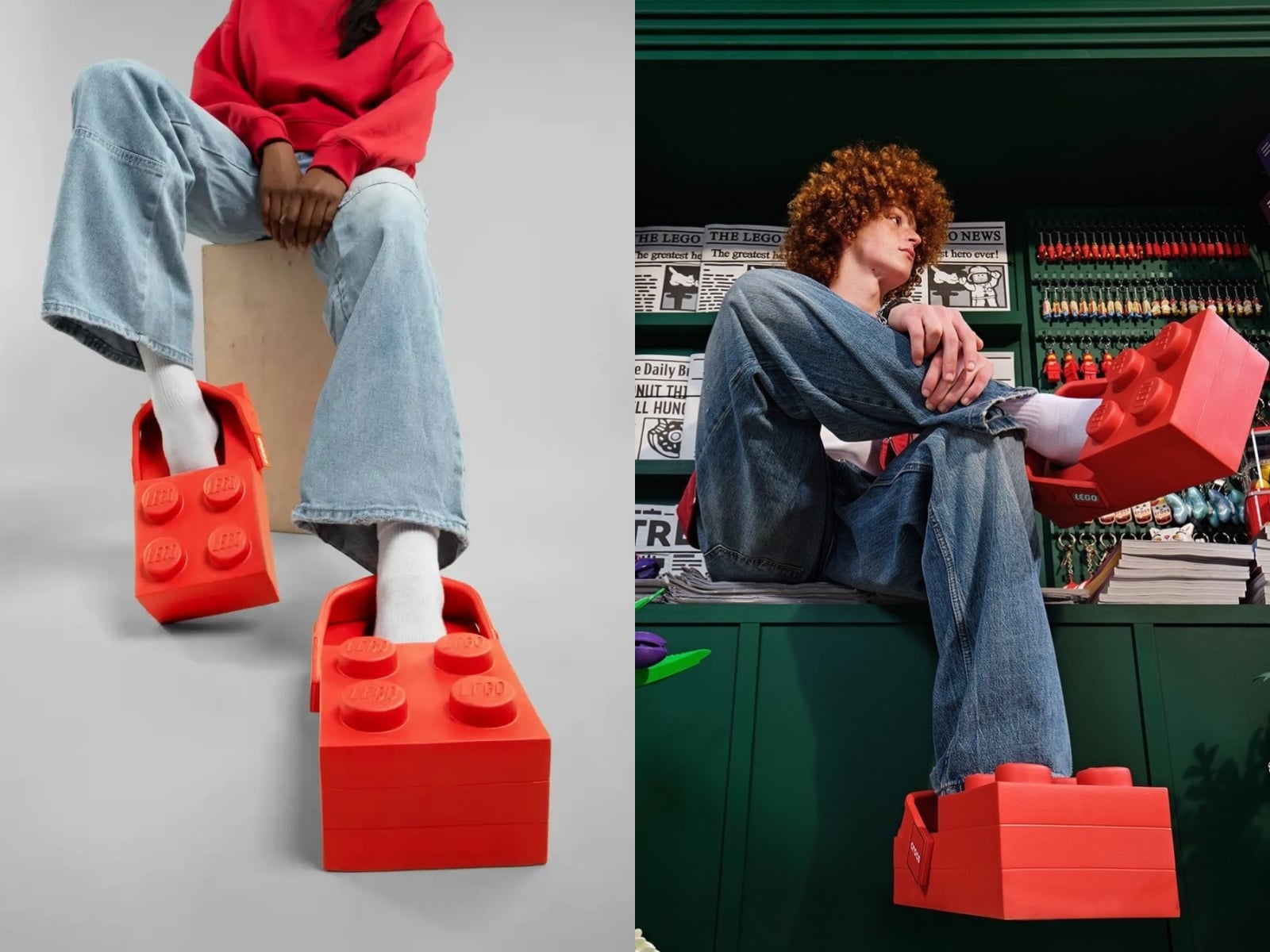 踩樂高不再痛！Crocs 推出巨型積木造型鞋⋯網笑「這次踩到樂高的是別人」、收藏家搶預購！