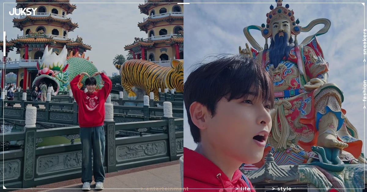 Super Junior 厲旭高雄開唱拜碼頭！清晨直奔蓮池潭與玄天上帝合照！
