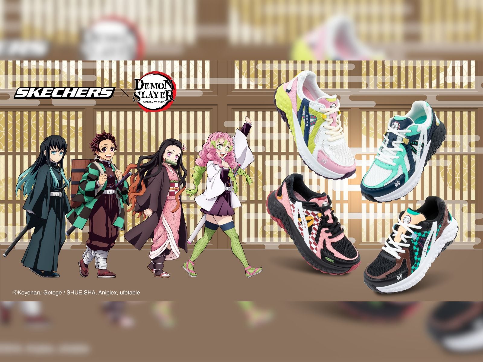 舒適進化成型！全柱集結開戰潮流圈 SKECHERS 再度引爆話題，攜手《鬼滅之刃》打造年度焦點聯名 鬼滅之刃經典角色盲卡限量開搶