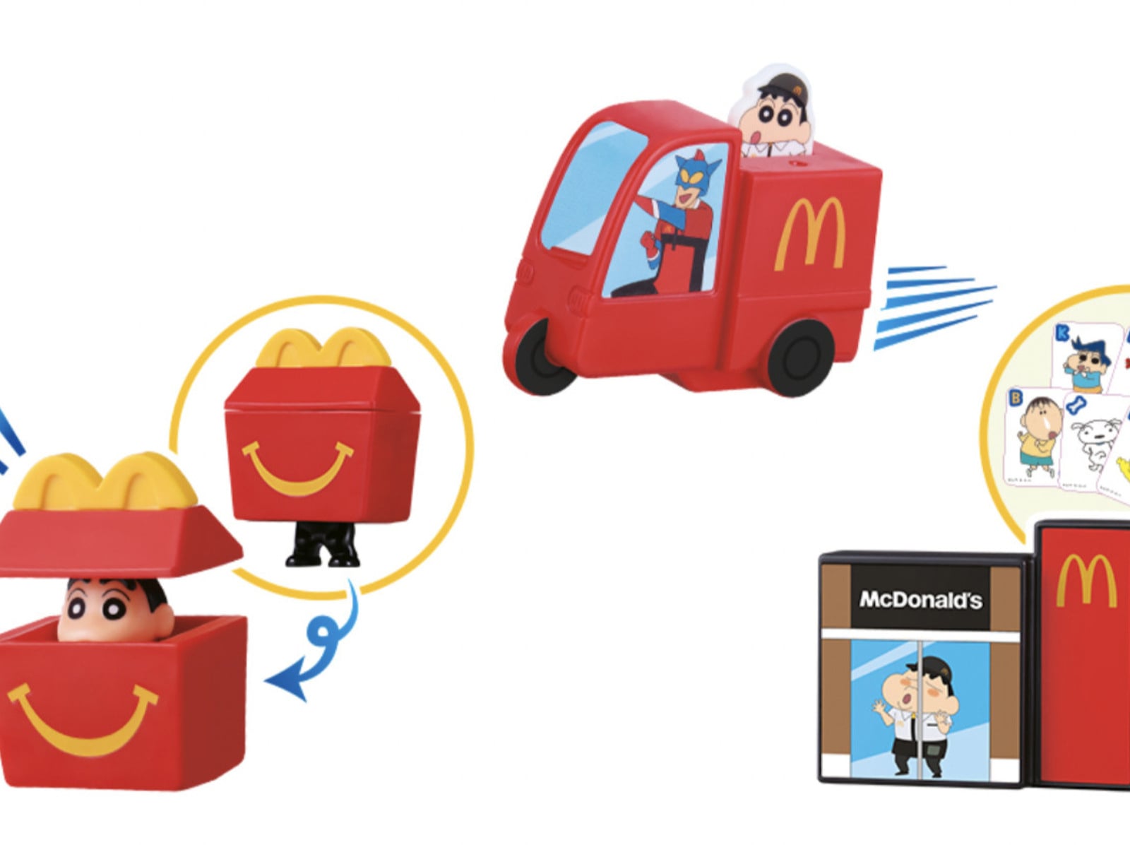 日本麥當勞限定《蠟筆小新》盲盒萌翻！網友狂喊：「願意為了它買機票！」