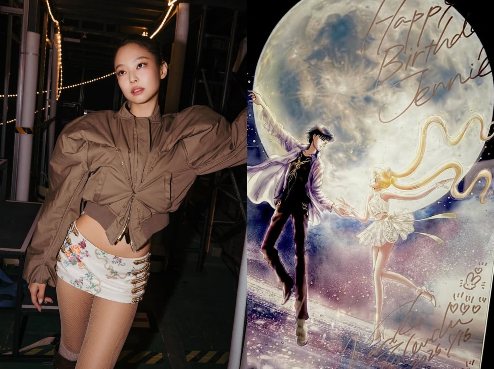 BLACKPINK Jennie 30 歲生日驚喜，《美少女戰士》作者武內直子親繪賀圖！