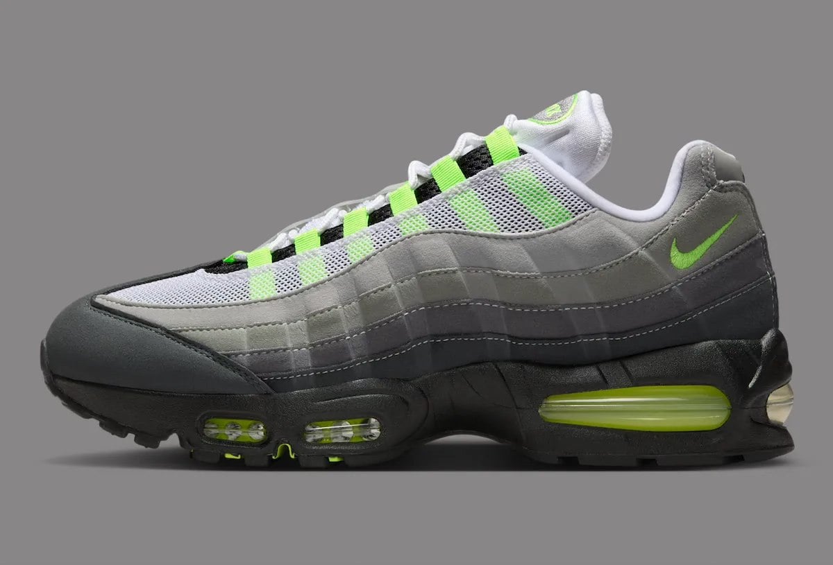 Nike Air Max 95 OG「Neon」確認 2026 重磅回歸!經典螢光綠鞋迷必搶!