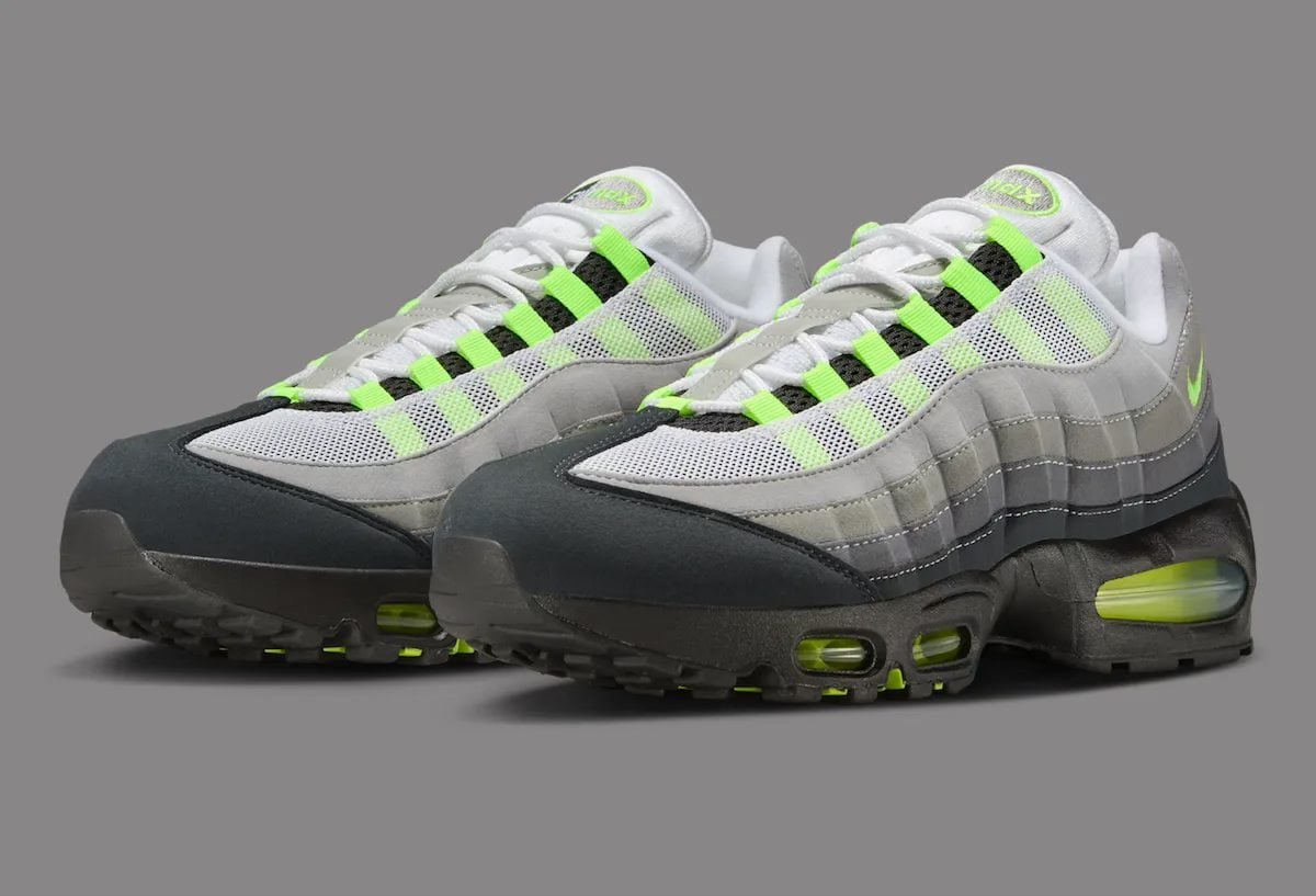 Nike Air Max 95 OG「Neon」確認 2026 重磅回歸!經典螢光綠鞋迷必搶!