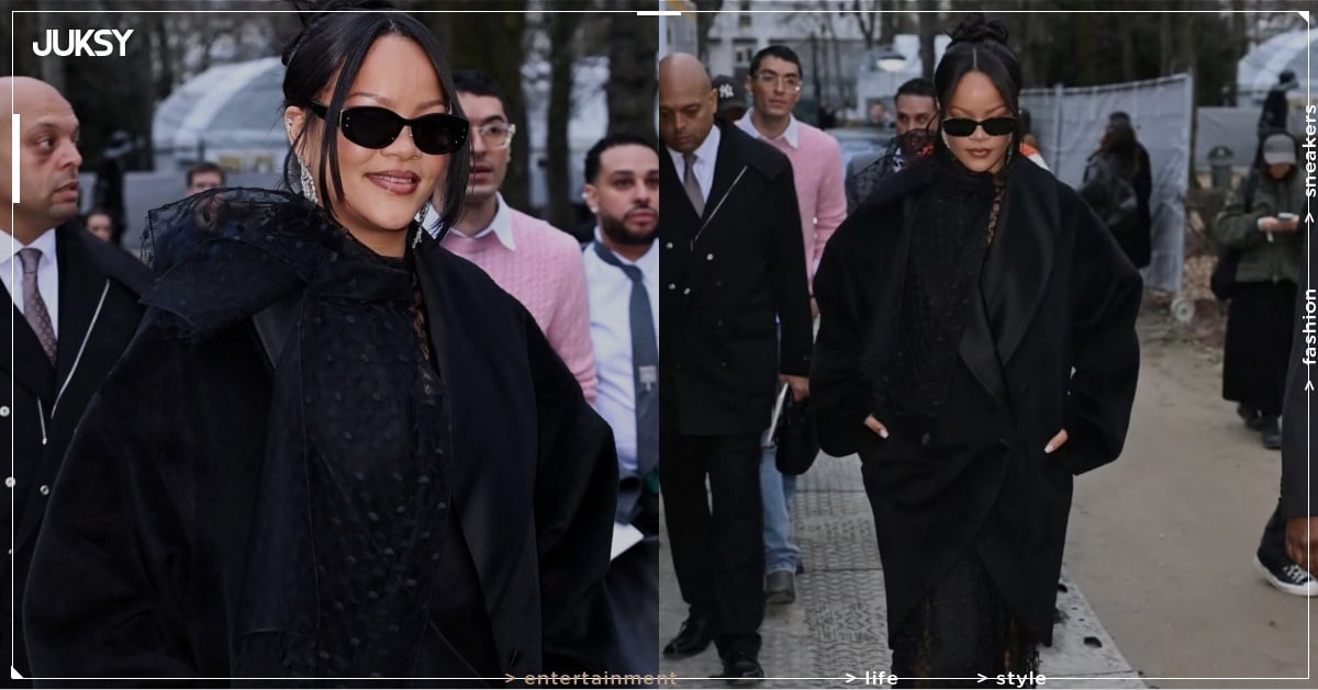 蕾哈娜 Rihanna 亮相 Dior 巴黎時裝週！坦言產後最喜歡這種設計！