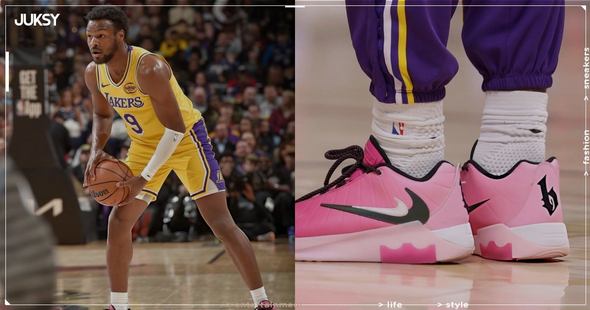 NBA/Bronny James Nike 個人 Logo 標誌曝光!上腳父親簽名戰靴施展驚天單手暴扣!