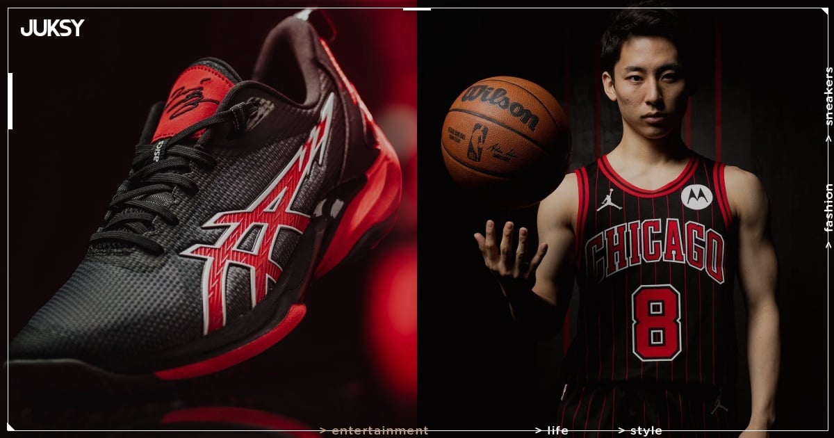 ASICS SWIFTACE YUKI「黑紅配色」發售情報公佈！河村勇輝專屬戰靴注入公牛隊色彩！