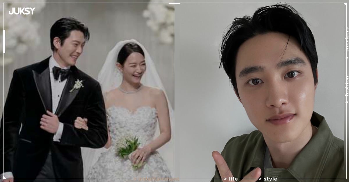 D.O. 都敬秀快閃金宇彬婚禮只為了包紅包!金額 100 萬數字曝光引網讚:「真兄弟!」