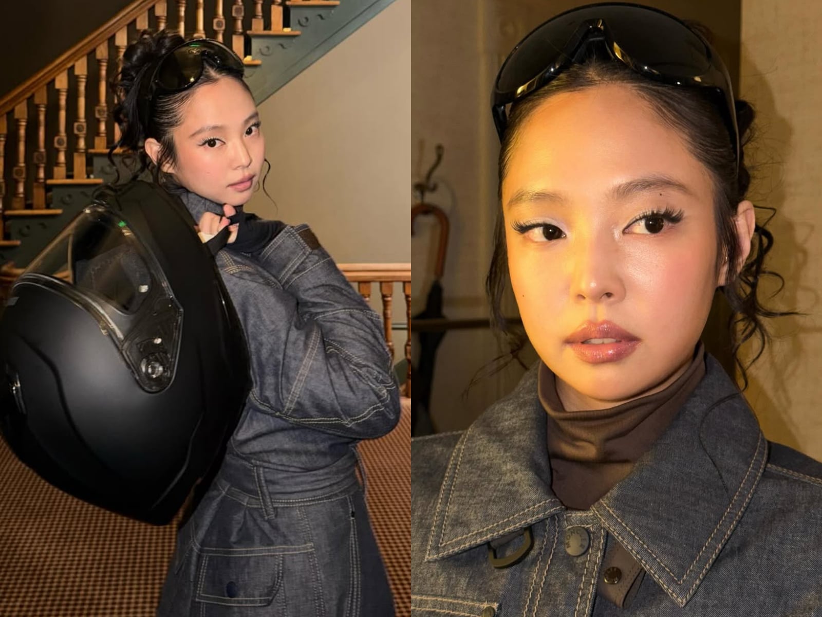 BLACKPINK Jennie 身高 163 歐美妝配丹寧工作服美翻！韓系妝、歐美妝容 4 點差異分析一次看！