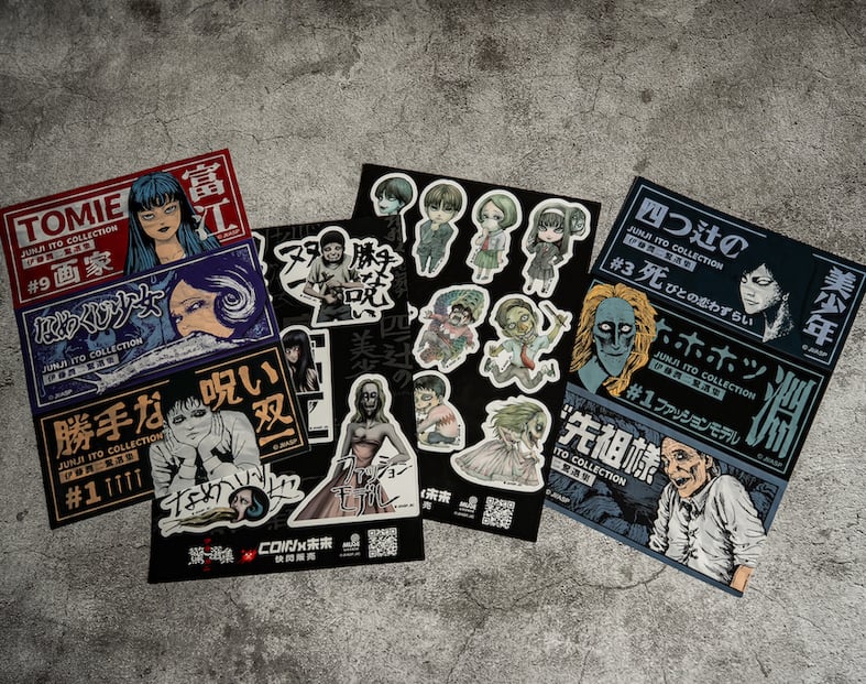 伊藤潤二《富江映現》快閃店登陸高雄！7 大驚悚打卡點、限量福袋 3 折起⋯必逛懶人包！