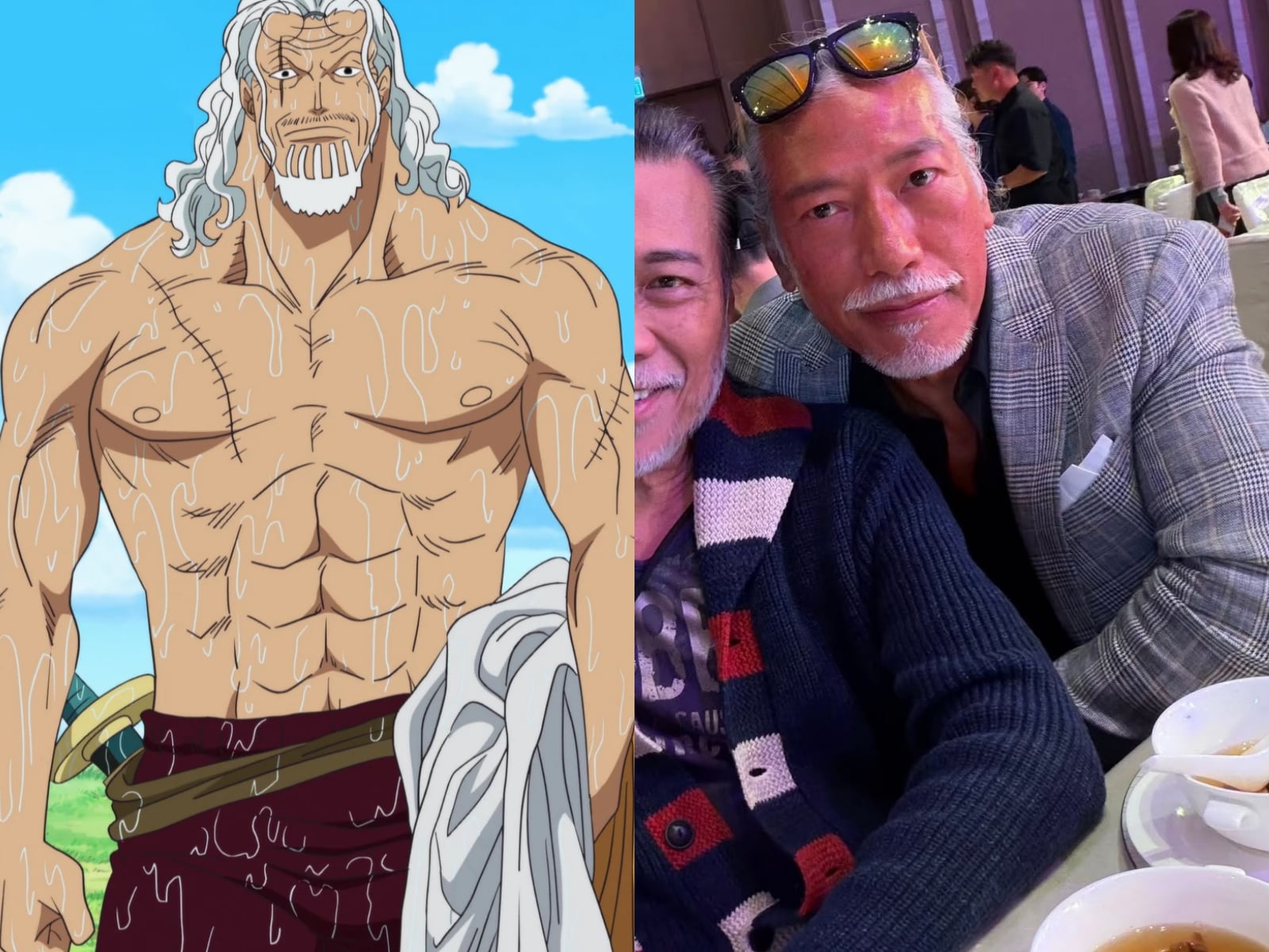 張耀揚近況曝光！身高 180 白髮西裝現身聚會，網驚呼：「像《航海王》雷利本人！」