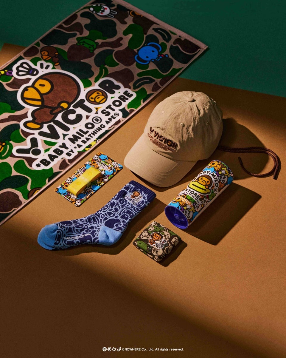 VICTOR x BABY MILO STORE 跨界聯名來了！可愛小猿人注入打造最潮羽球裝備！