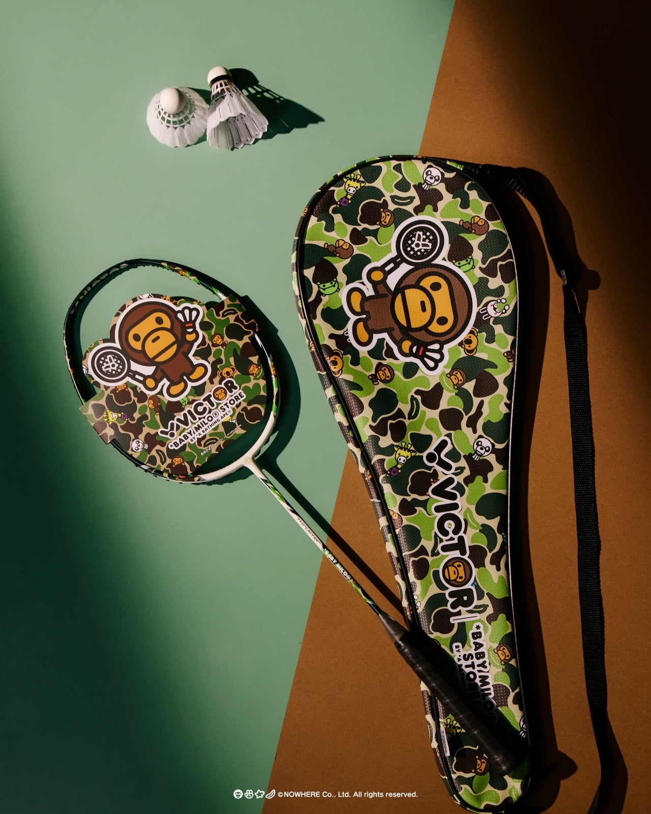 VICTOR x BABY MILO STORE 跨界聯名來了！可愛小猿人注入打造最潮羽球裝備！