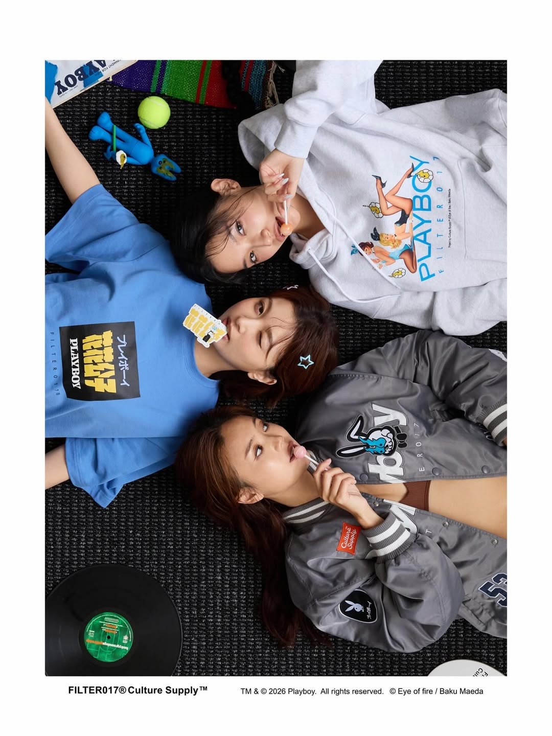 FILTER017 × Playboy 聯名登場！唯瑄、韓沁與里唯穿上聯名款，必收單品一次看！