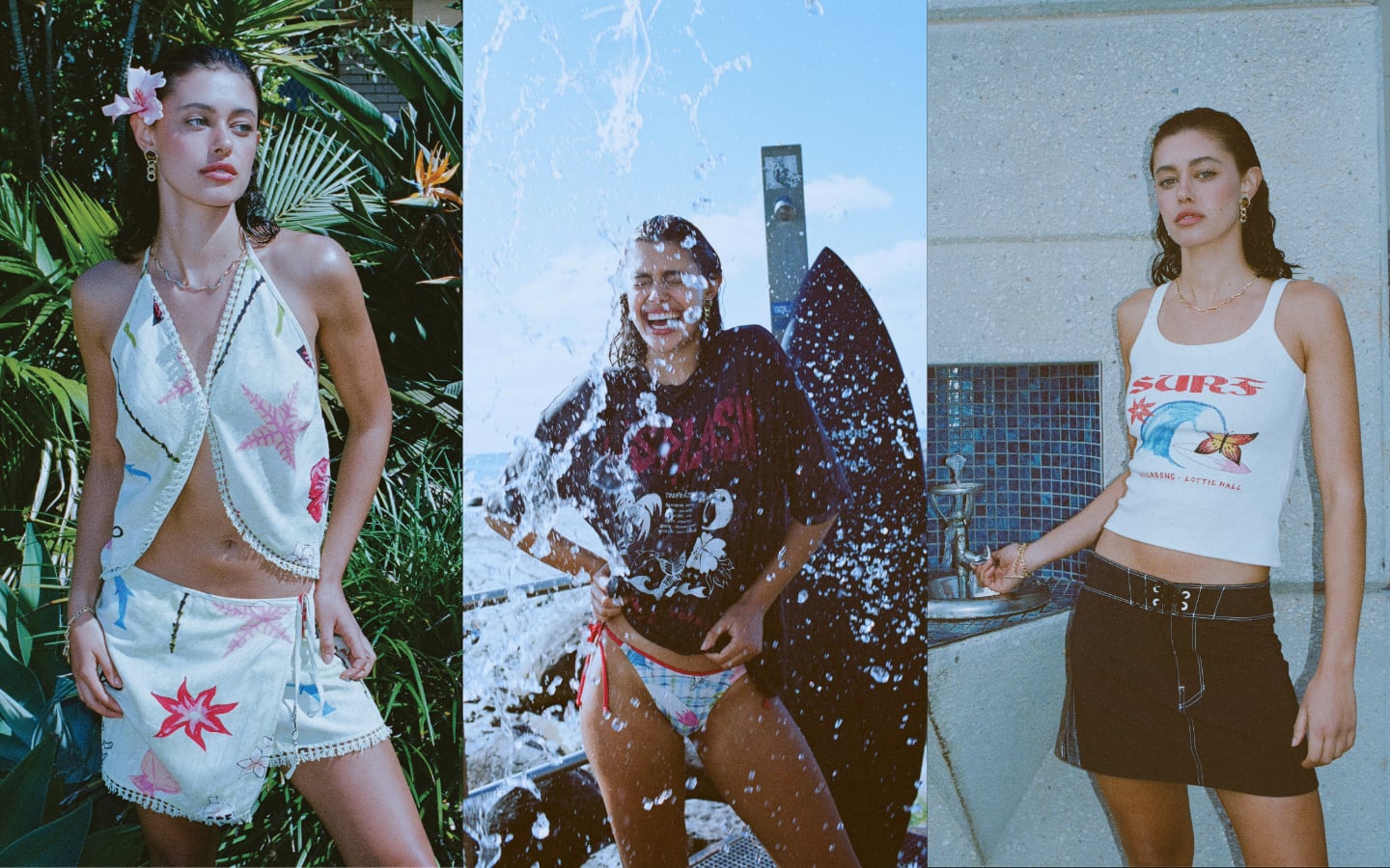 BILLABONG X LOTTIE HALL設計師聯名系列 手繪藝術與衝浪精神的碰撞，和浪一樣奔向自由！