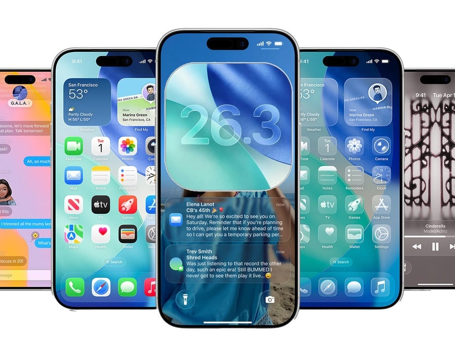 iOS 26.3 RC 更新版本登場！iPhone 無線傳輸 Android、天氣壁紙板塊⋯新功能細節一次看！
