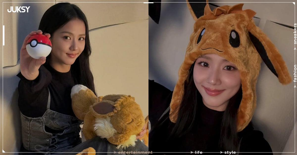 BLACKPINK Jisoo IG 自爆是寶可夢伊布粉絲！手拿精靈球化身訓練家萌翻！