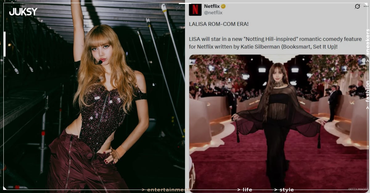 BLACKPINK Lisa 將出演致敬《新娘百分百》愛情電影！Netflix 宣布：「LALISA 浪漫時代！」