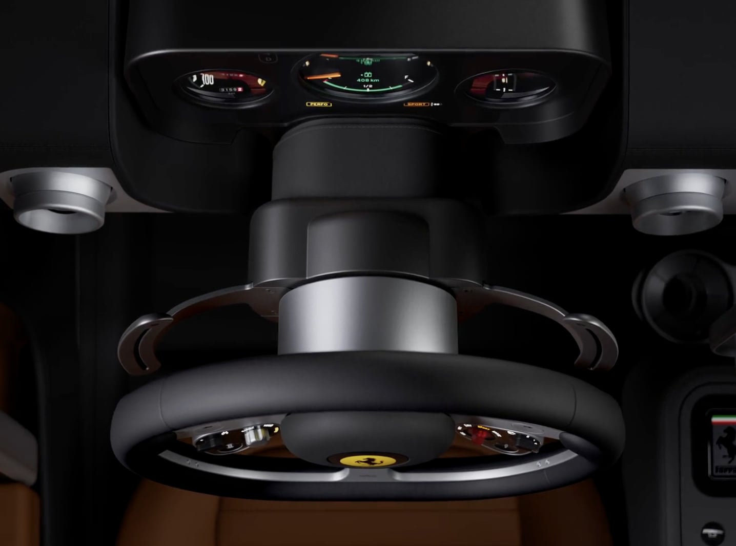 法拉利 Ferrari Luce 電動超跑內裝曝光！蘋果設計師操刀 4 座設計超驚豔！