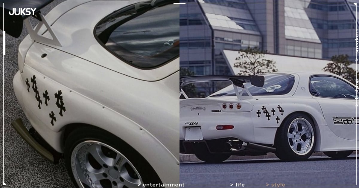 Chrome Hearts 超激罕定製 Mazda RX-7 車款！銀色十字架排檔頭、高級皮革座椅，根本是夢寐以求車款！