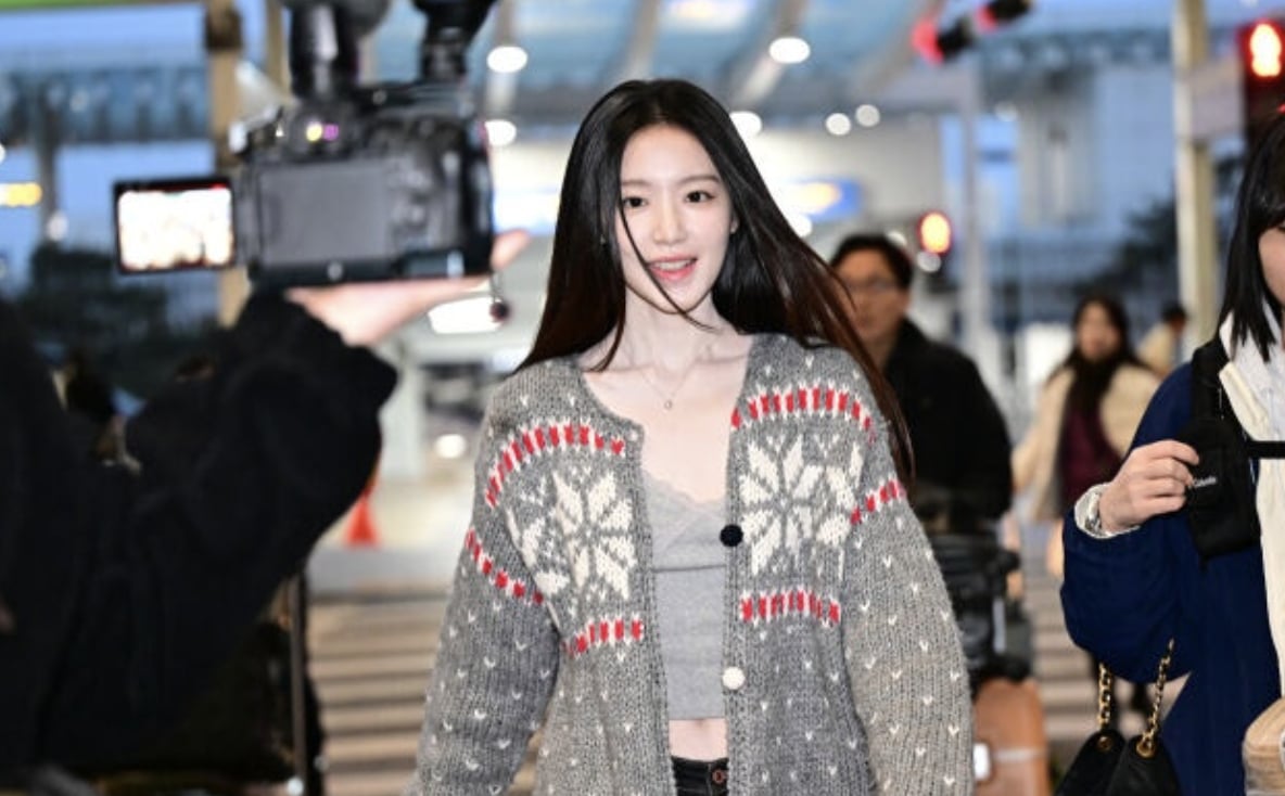 i-dle 葉舒華返台過年？桃園機場驚喜現身親切回應：「回來工作啦！」