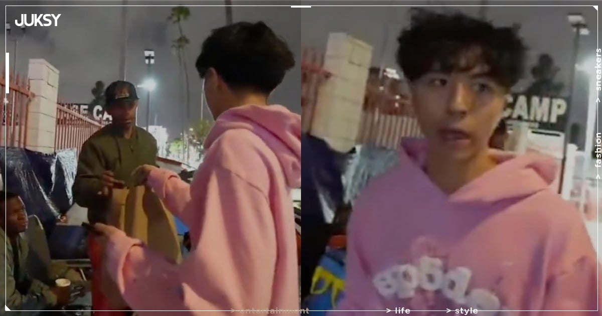 Ray 主動關心街友提供食物援助送幸福！聊天室網友狂讚「W Ray！」