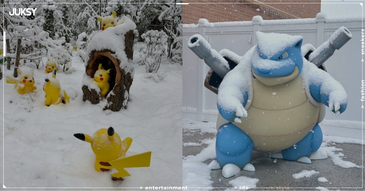 《寶可夢樂園：關都》開幕遇大雪！日本網友拍下雪中寶可夢超萌畫面