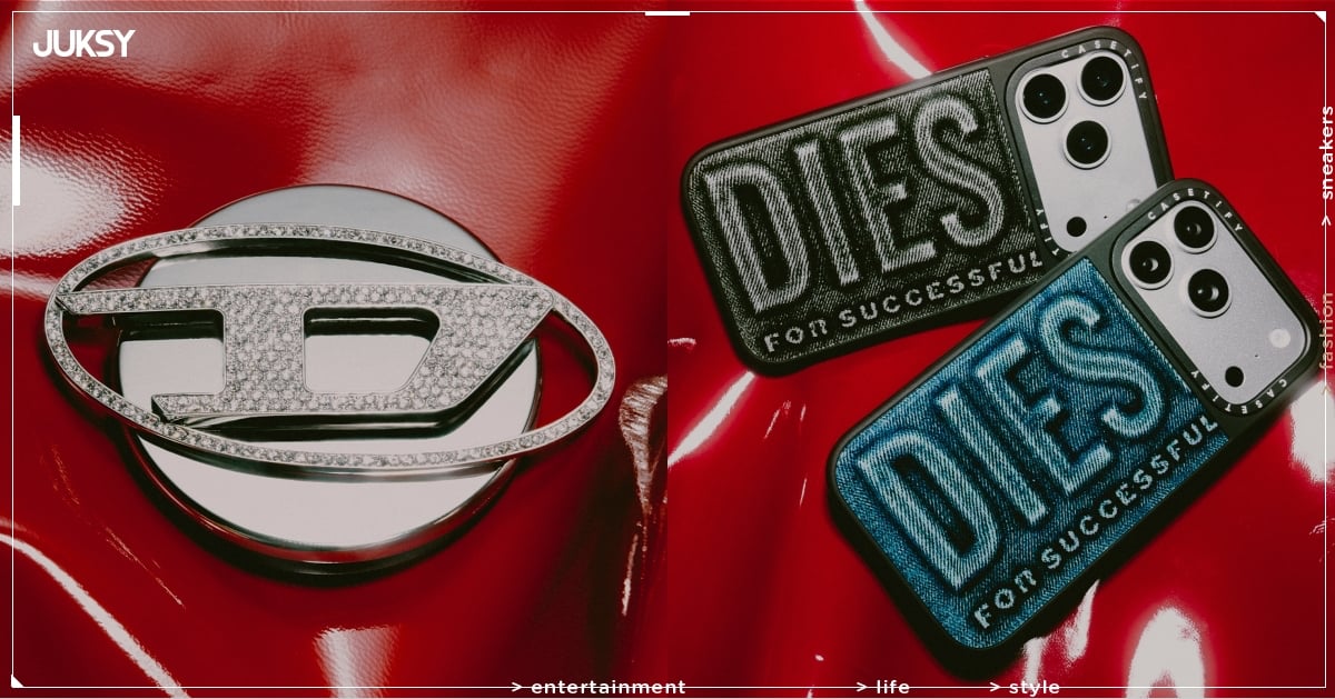 DIESEL × CASETiFY 聯名回歸！丹寧雲朵手機殼、水鑽支架⋯多款必備配件大公開！
