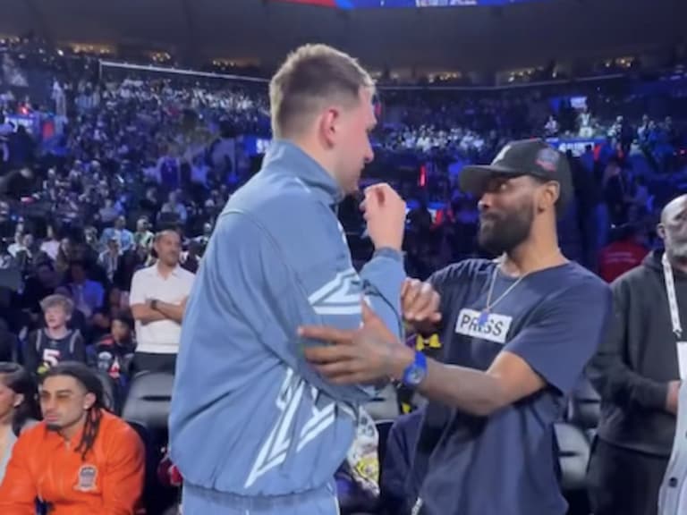 NBA／Kyrie Irving 現身全明星賽力挺東契奇 Luka Doncic！溫馨重聚畫面引熱議！