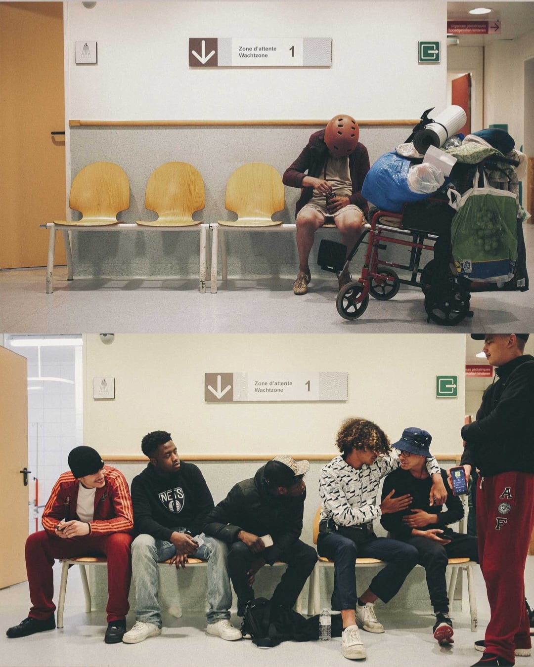 急診室前的生命切面!法國攝影師 Marin Driguez 紀錄下人們最真實、最脆弱的情緒狀態