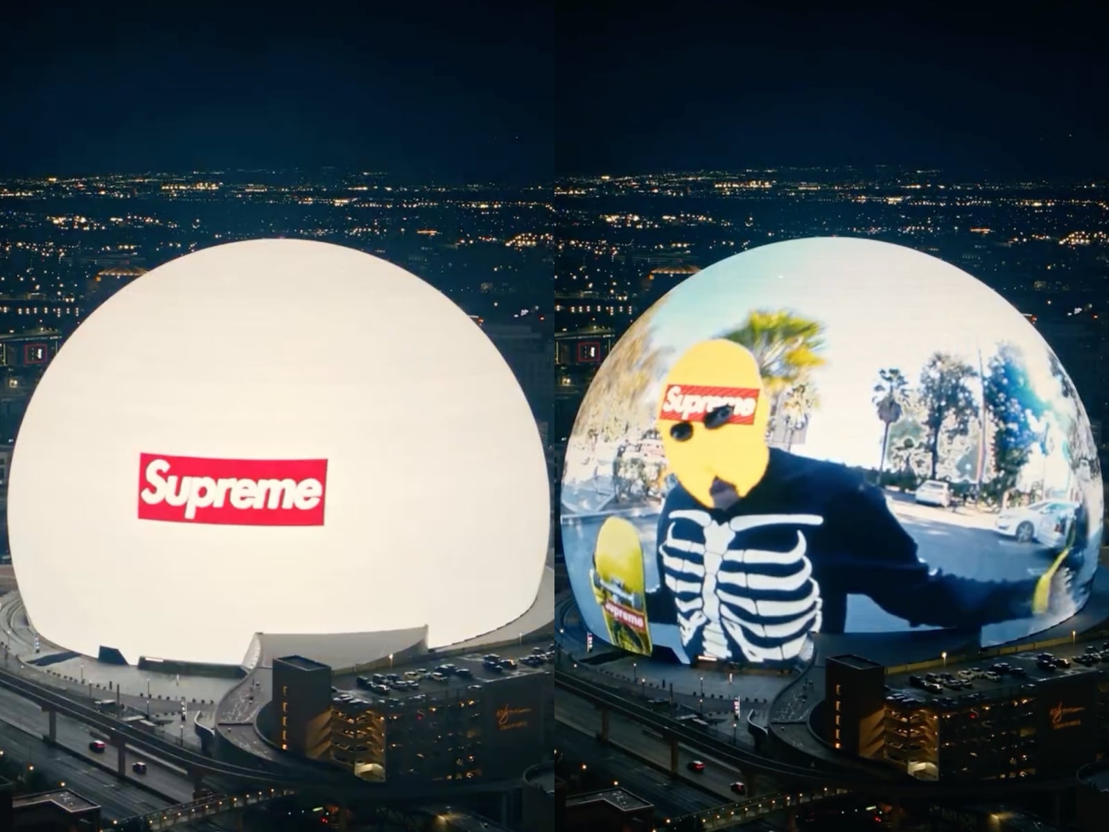 Supreme 佔領拉斯維加斯 Sphere！巨型 Box Logo 預熱 SS26 新系列，超狂行銷手法又引熱議了！