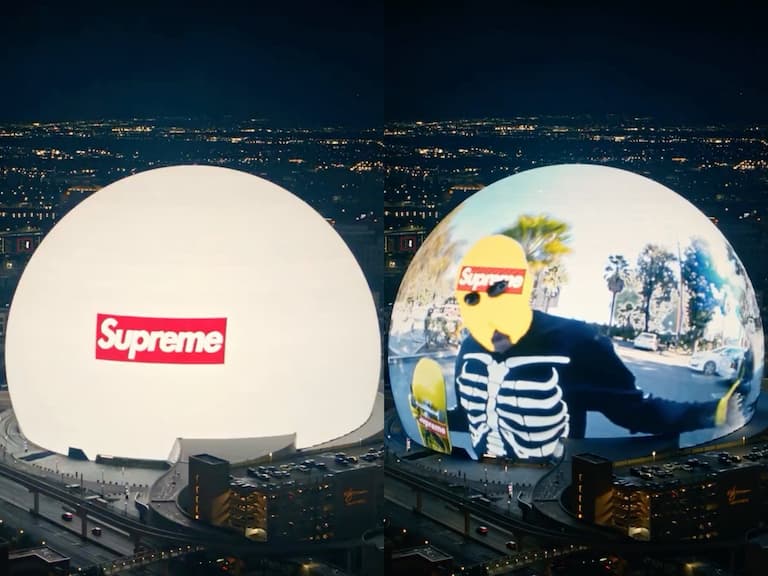 Supreme 佔領拉斯維加斯 Sphere！巨型 Box Logo 預熱 SS26 新系列，超狂行銷手法又引熱議了！