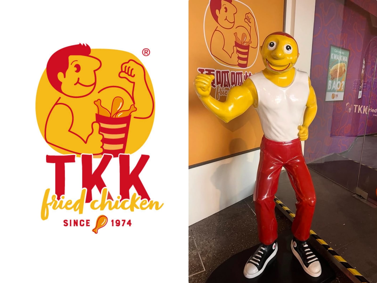 頂呱呱吉祥物阿勇 1:1 模型現身門市引熱議！網笑：「好像要先打贏他才能進去消費⋯」