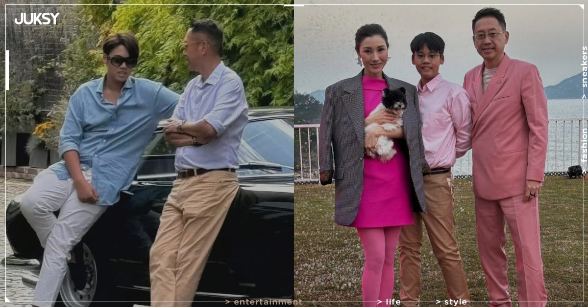 李嘉欣 15 歲兒子身高直逼 190 公分!網友心動:「帥哥逆襲!」