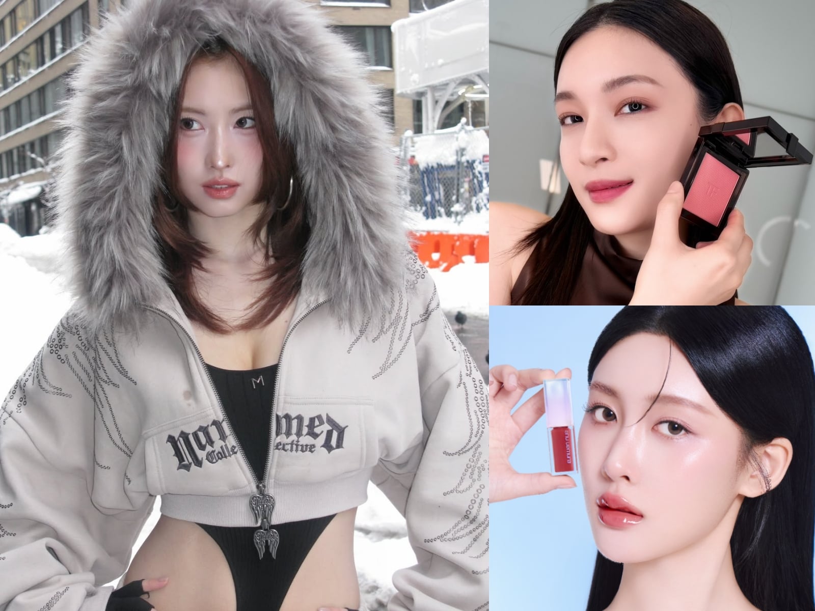 TWICE Momo IG 曝身高 163 體重 46 公斤雪地照辣翻！奶霜底妝、凍傷腮紅全解析，2026 彩妝推薦必看！