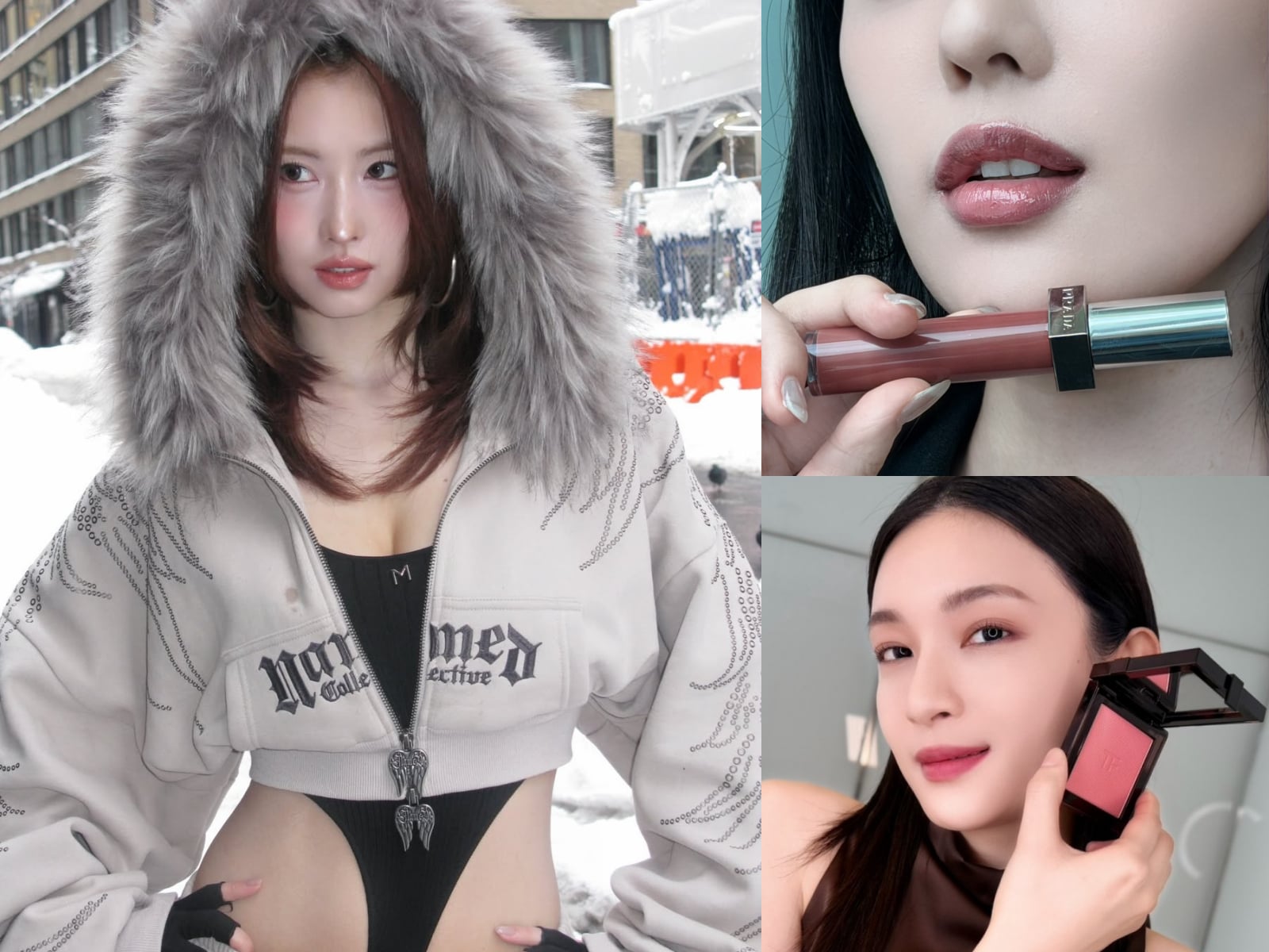 TWICE Momo IG 曝身高 163 體重 46 公斤雪地照辣翻！奶霜底妝、凍傷腮紅全解析，2026 彩妝推薦必看！