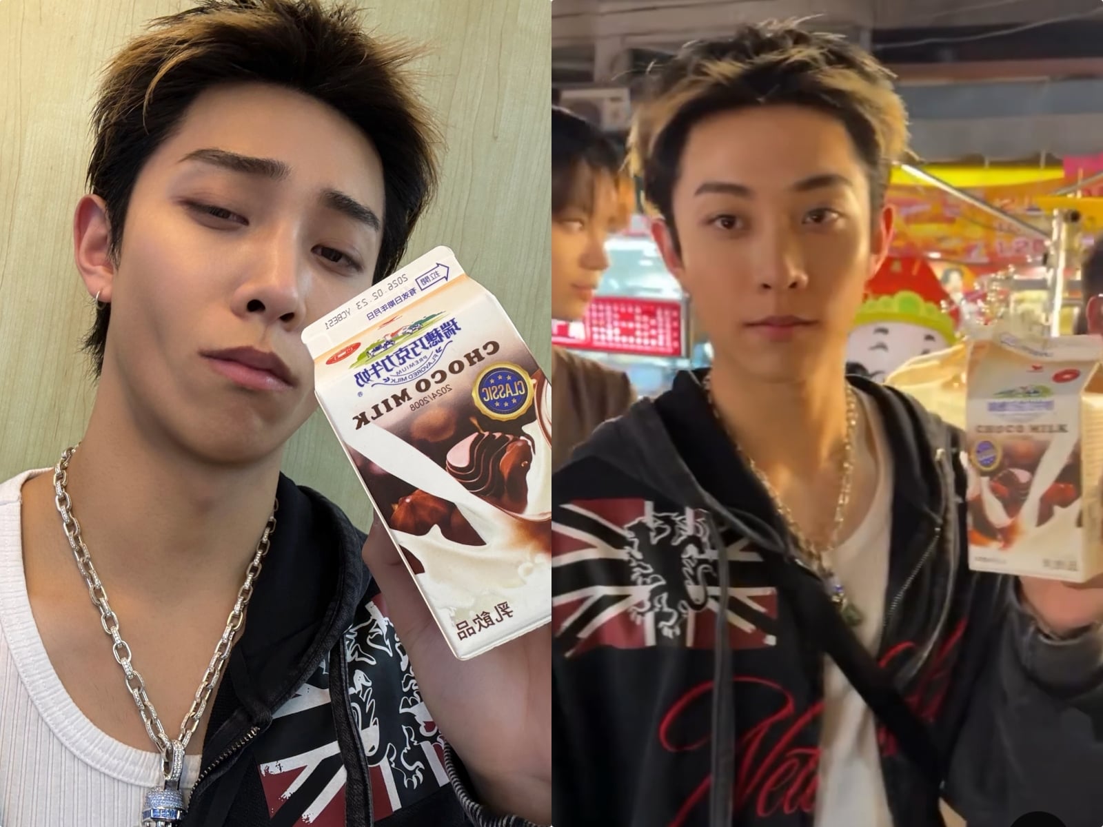LNGSHOT 來台行程引熱議！成員 Ryul 愛上「瑞穗巧克力牛奶」，粉絲讚：「金栗懂喝！」