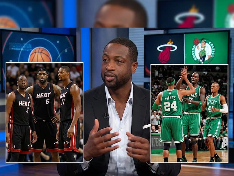 韋德 Dwyane Wade 坦承組建熱火三巨頭:都是塞爾提克太強逼的