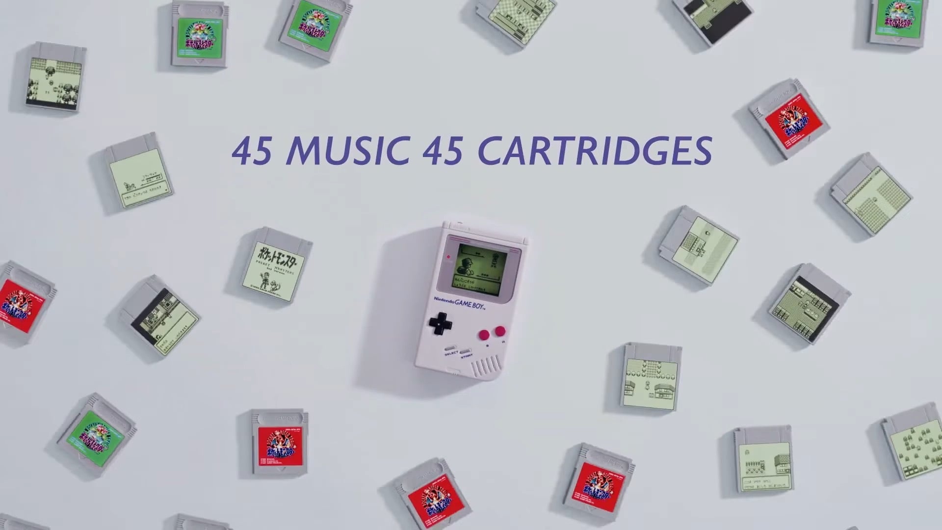 寶可夢 Game Boy 復刻音樂機即將開賣！45 張卡帶重現《寶可夢 紅／綠》30 年經典旋律