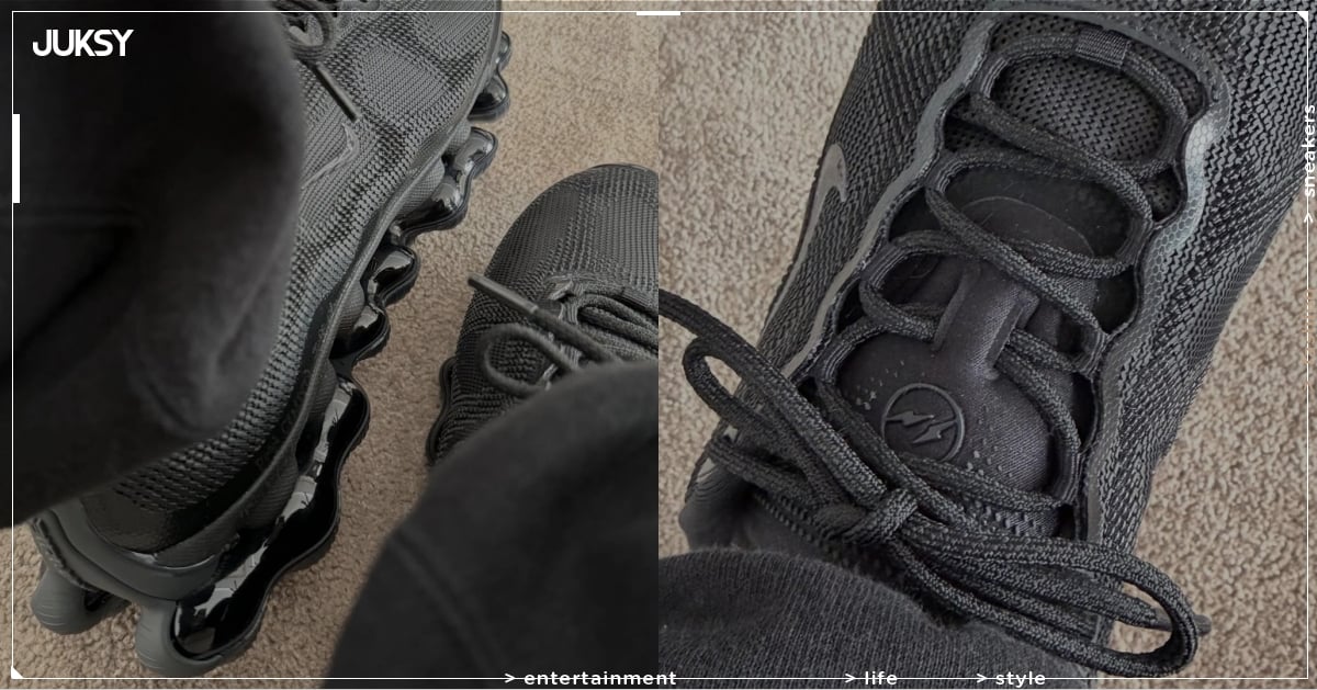 藤原浩繼續放大招!Nike Air Liquid Max 全黑閃電聯名曝光,液態氣墊科技將引爆潮流圈?