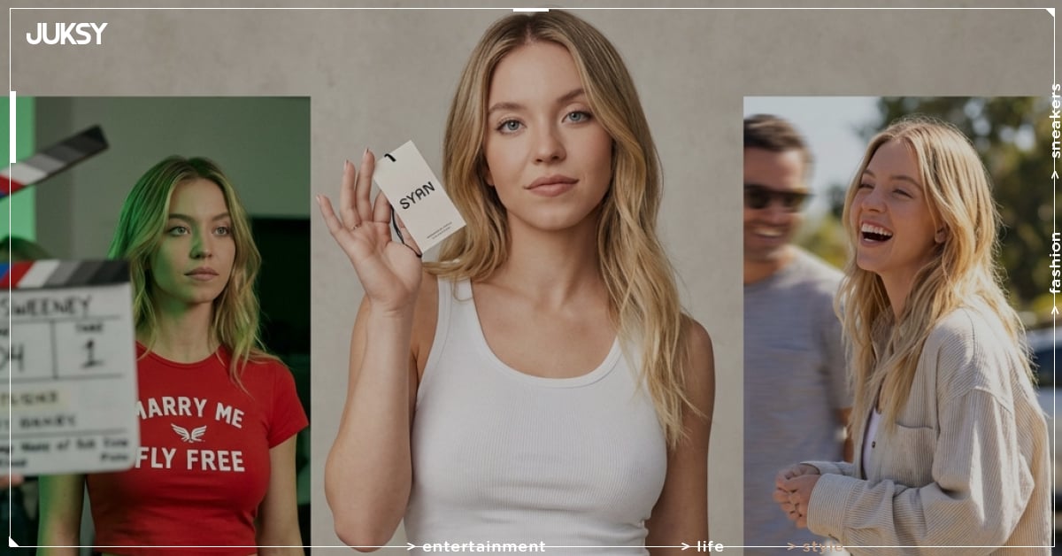 席德妮史威尼 Sydney Sweeney 內衣品牌 SYRN 新廣告曝光！丁字褲造型、躺床畫面引網暴動！