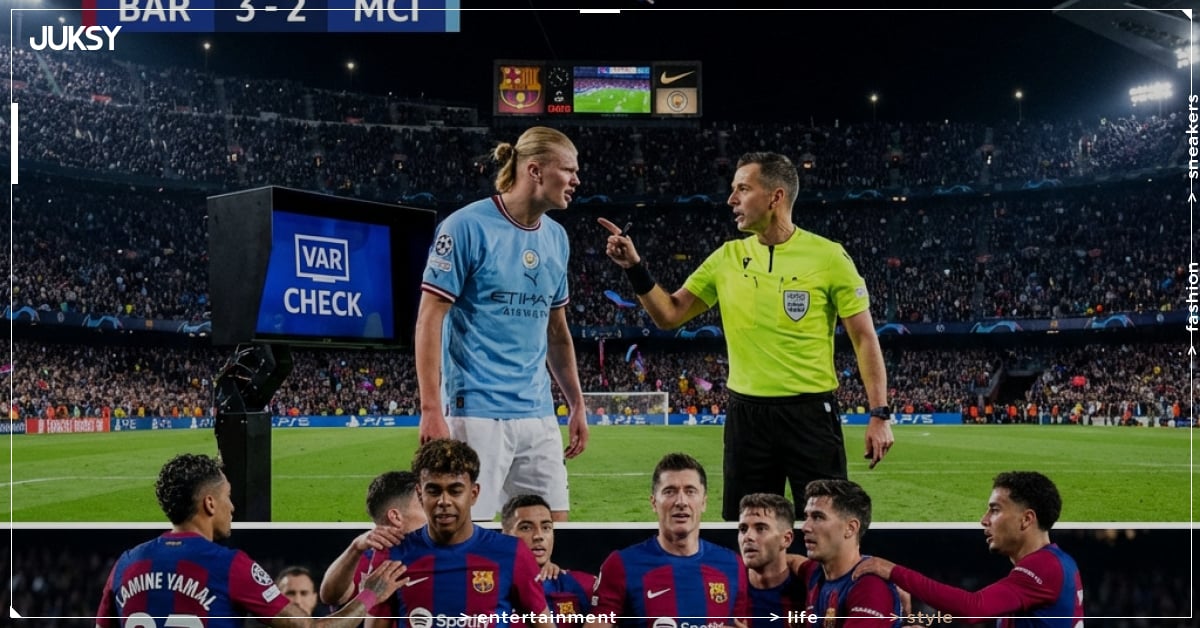 巴薩諾坎普 3 比 2 絕殺曼城！五球大戰補時逆轉哈蘭德怒火難掩！